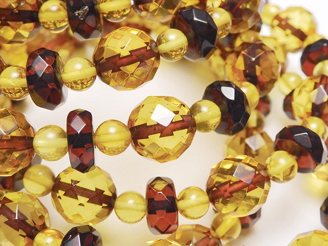 Accessories, Amber, Bracelet, Roundel Gemstone Beads