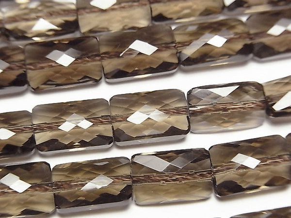 Rectangle, Smoky Quartz Gemstone Beads