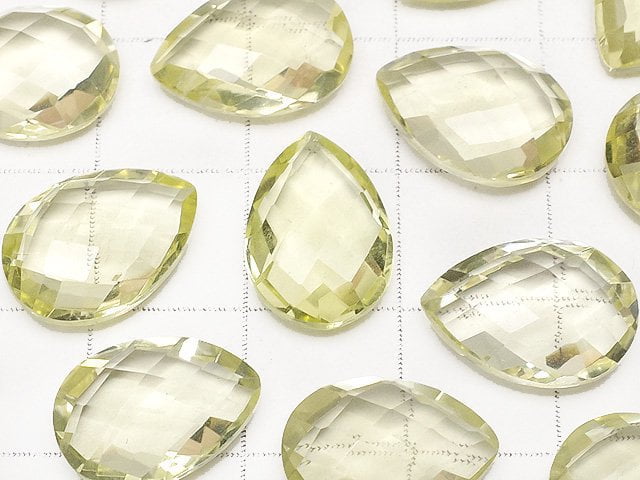 High Quality Lemon Quartz AAA Undrilled Pear shape Cushion Cut 14x10mm 5pcs $15.99!