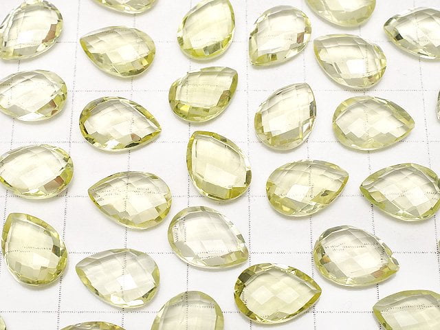 High Quality Lemon Quartz AAA Undrilled Pear shape Cushion Cut 14x10mm 5pcs $15.99!