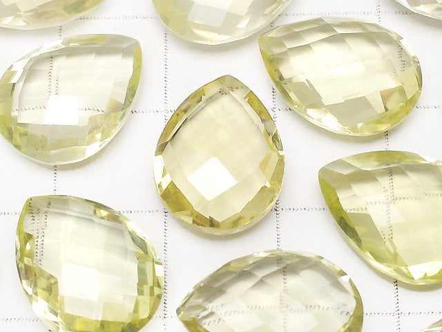 High Quality Lemon Quartz AAA Undrilled Pear shape Cushion Cut 16x12mm 5pcs $24.99!