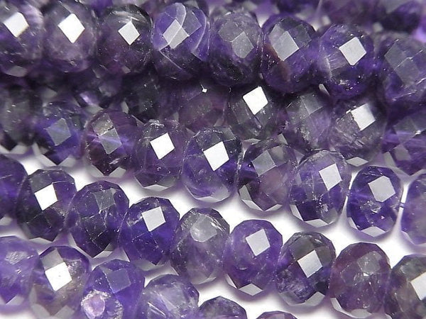 Amethyst, Roundel Gemstone Beads