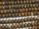 High Quality!  Bronzite  Faceted Button Rondelle 6x6x4mm half or 1strand beads (aprx.15inch/37cm)