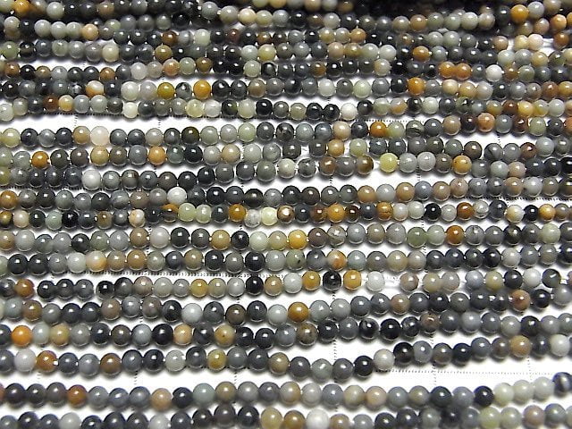 1strand $3.79! Picasso Jasper Round 2mm 1strand beads (aprx.15inch / 38cm)