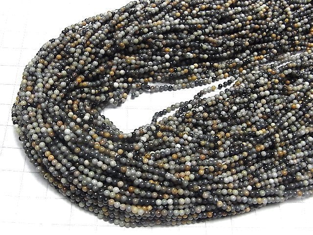 1strand $3.79! Picasso Jasper Round 2mm 1strand beads (aprx.15inch / 38cm)