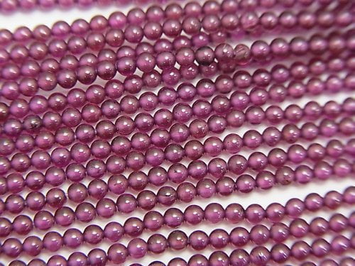 Garnet, Round Gemstone Beads