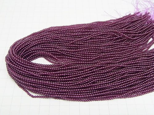 [Video] India Garnet AAA Round 2mm 1strand beads (aprx.15inch / 38cm)