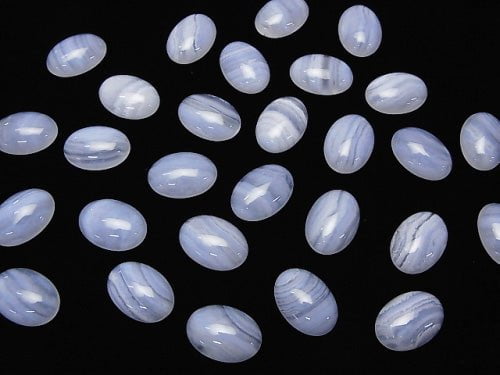 Blue Lace Agate AAA Oval Cabochon  18x13mm 3pcs $11.79!