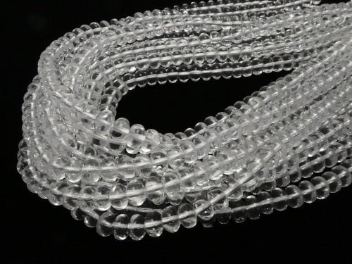 Crystal AAA Roundel 8x8x4mm half or 1strand beads (aprx.15inch/37cm)