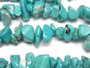 Magnesite ,Turquoise  Chips (Small Nugget ) 1strand beads (aprx.30inch/74cm)