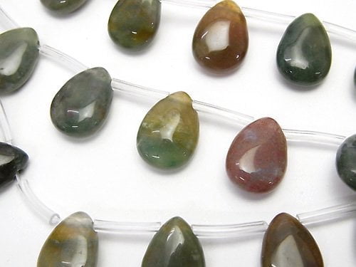 Agate, Pear Shape Gemstone Beads