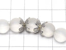 Karen Silver Bead cap 10x10x4mm 2pcs
