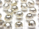 Karen Silver Hairline Semi Round 6mm,7mm,8mm White Silver 2pcs