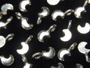 Karen Silver Crescent Moon Charm 10x4x2mm White Silver 2pcs