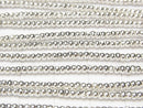 Karen Silver Rondelle 2x2x1.5mm White Silver 1/4 or 1 Strand Beads (approx. 26 inches/66 cm)