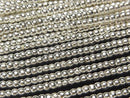 Karen Silver Rondelle 3x3x2mm White Silver 1/8 or 1 strand (66cm)