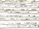 Karen Silver Cube 2x2x2mm White Silver 1/8 or 1 Strand Beads (approx. 25 inches/62 cm)