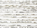 Karen Silver Cube 2x2x2mm White Silver 1/8 or 1 Strand Beads (approx. 25 inches/62 cm)