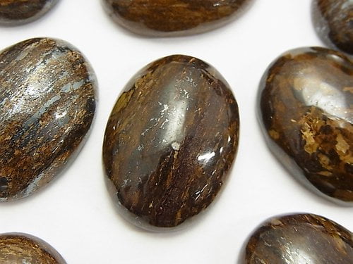 Bronzite, Cabochon Gemstone Beads