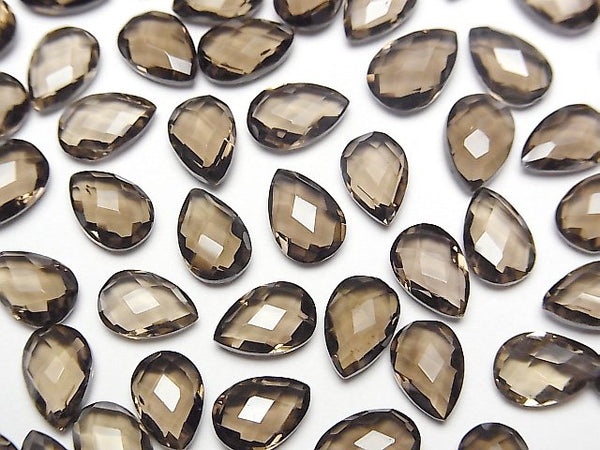 Pear Shape, Smoky Quartz Gemstone Beads