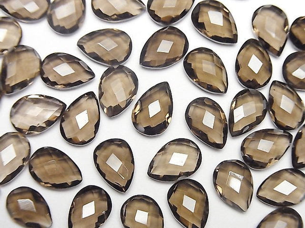 Pear Shape, Smoky Quartz Gemstone Beads