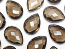 Pear Shape, Smoky Quartz Gemstone Beads