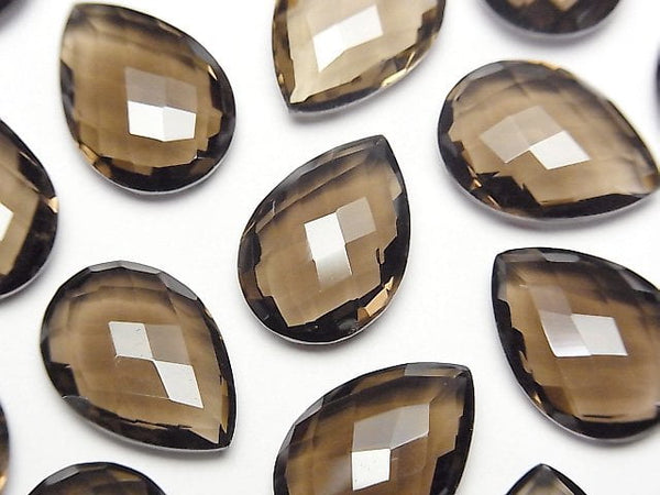 Pear Shape, Smoky Quartz Gemstone Beads