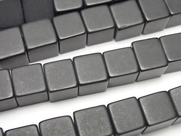 [Video] Frost Onyx Cube 8x8x8mm half or 1strand beads (aprx.15inch/38cm)