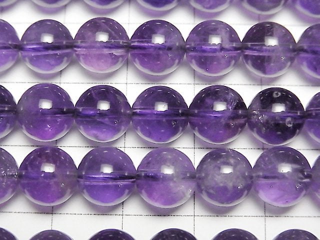 [Video]Amethyst AA++ Round 8mm half or 1strand beads (aprx.15inch/37cm)