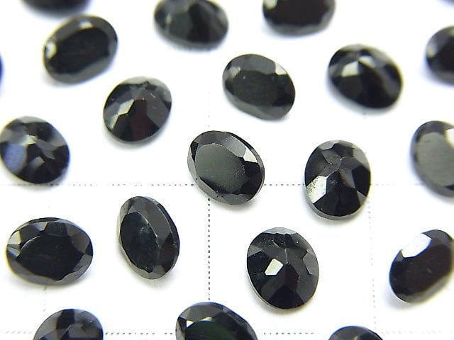 [Video] High Quality Black Spinel AAA Undrilled Oval Faceted 5 x 4 mm 15 pcs $4.79!