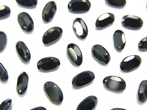 [Video] High Quality Black Spinel AAA Undrilled Oval Faceted 6 x 4 mm 10 pcs $3.79!