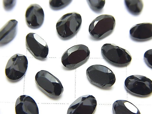 [Video] High Quality Black Spinel AAA Undrilled Oval Faceted 6 x 4 mm 10 pcs $3.79!