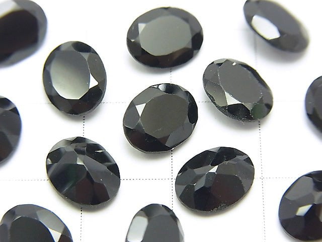 [Video] High Quality Black Spinel AAA Undrilled Oval Faceted 9 x 7 mm 10 pcs $11.79!