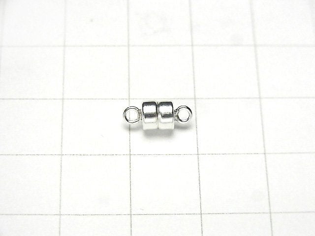 Silver925 Magnetic Clasp 4.5x5mm 1pair (2 pieces)