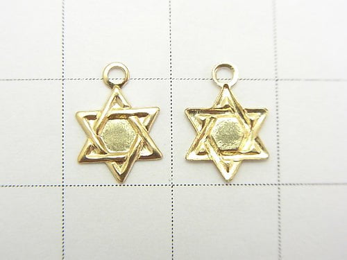 14 KGF Charm 11 x 7.5 mm Star (Hexagonal star) 1pc $2.39!