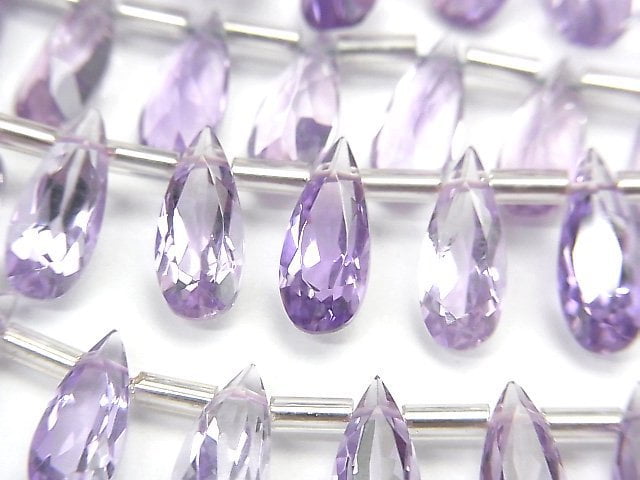 Amethyst, Pear Shape Gemstone Beads