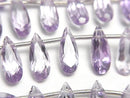 [Video] High Quality Amethyst AAA Pear Shape Faceted 12x5mm 1strand (18pcs)