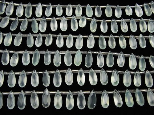 [Video] High Quality Green Chalcedony AAA Pear shape Faceted 12 x 5 x 3 mm 1 strand (20 pcs)