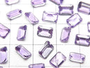 High Quality Amethyst AAA Loose stone Rectangle Faceted 7x5mm 10pcs