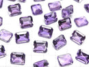 [Video]High Quality Amethyst AAA Loose stone Rectangle Faceted 12x10mm 2pcs