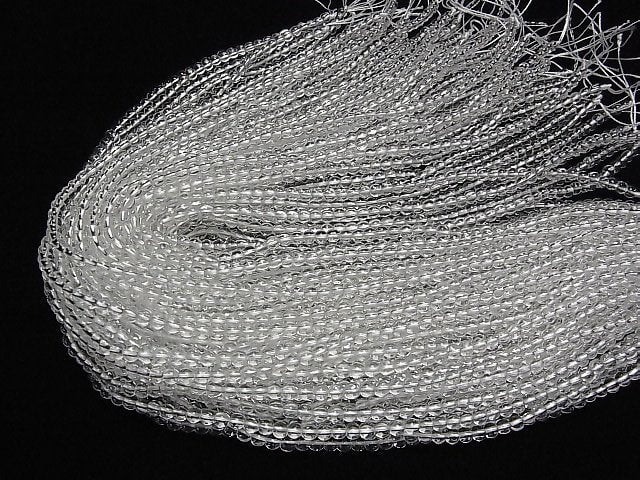 [Video] Crystal (smelting crystal) AAA Round 4mm 1strand beads (aprx.15inch / 36cm)