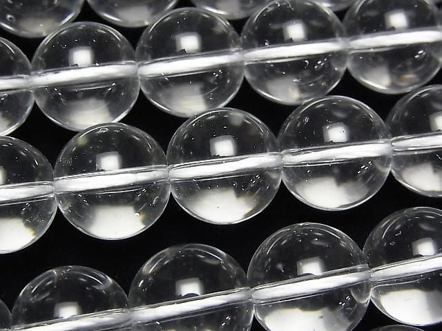 [Video] Crystal (Fused Quartz) AAA Round 12mm 1-strand beads (approx. 15inch/36cm)