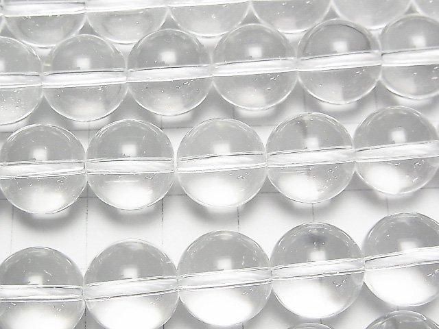 [Video] Crystal (Fused Quartz) AAA Round 12mm 1-strand beads (approx. 15inch/36cm)