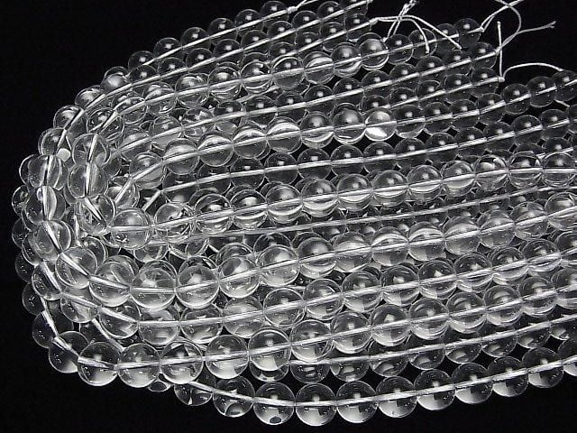 [Video] Crystal (Fused Quartz) AAA Round 12mm 1-strand beads (approx. 15inch/36cm)