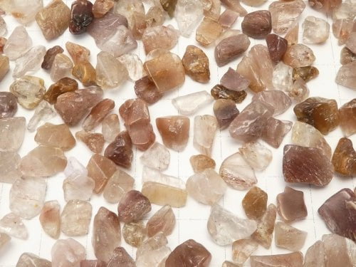 Brown Rutilated Quartz AA Undrilled Chips 100g