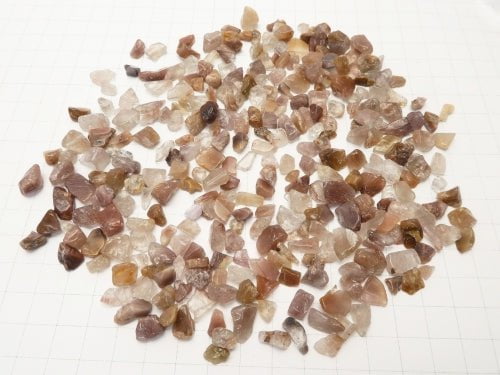 Brown Rutilated Quartz AA Undrilled Chips 100g