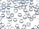 [Video] High Quality Sky Blue Topaz AAA Round Cabochon 3 x 3 mm 10 pcs $4.79