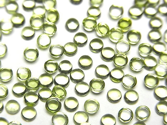 Cabochon, Peridot Gemstone Beads