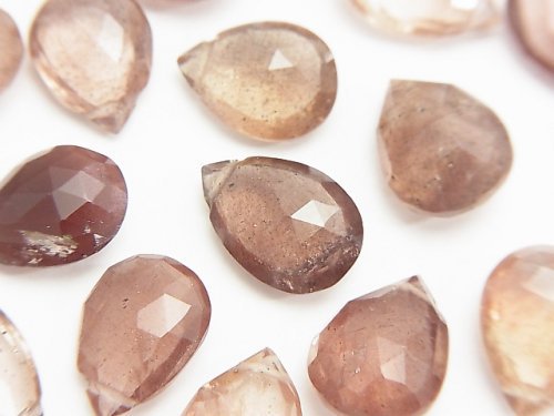 Faceted Briolette, Pear Shape, Scapolite Gemstone Beads
