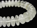 [Video] [One of a kind] Libyan Desert Glass  Roundel 12x12x5-6mm Bracelet   NO.87